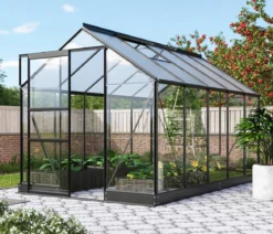 Vitavia Gewächshaus Pontos 6200, ESG 3 mm/HKP 6 mm, inkl. Stahlfundamentrahmen