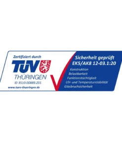 Vitavia Gewächshaus Pontos 5000, ESG/NSG, inkl. Stahlfundamentrahmen, ca. B195/H207/T261 cm