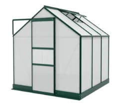 Vitavia Gewächshaus Pontos 3800 HKP 4 mm, inkl. Stahlfundamentrahmen, ca. B195/H199/T207 cm