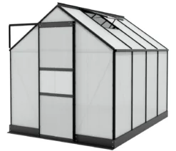 Vitavia Gewächshaus Pontos 5000 HKP 4 mm, inkl. Stahlfundamentrahmen, ca. B195/H207/T261 cm