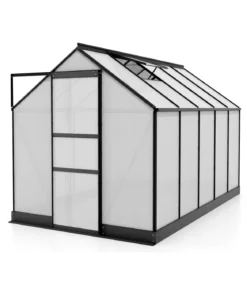 Vitavia Gewächshaus Pontos 6200, HKP 6 mm, inkl. Stahlfundamentrahmen