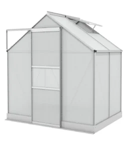 Vitavia Gewächshaus Pontos 2500 HKP, inkl. Stahlfundamentrahmen, ca. B195/H207/T137 cm