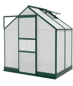 Vitavia Gewächshaus Pontos 2500 HKP, inkl. Stahlfundamentrahmen, ca. B195/H207/T137 cm