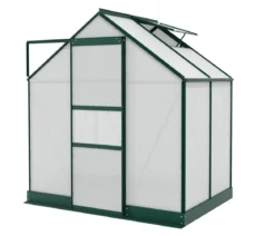 Vitavia Gewächshaus Pontos 2500 HKP, inkl. Stahlfundamentrahmen, ca. B195/H207/T137 cm