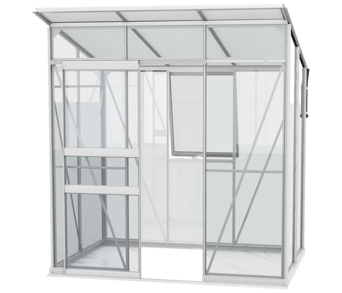 Vitavia Gewächshaus Prisma 3250 ESG/HKP, inkl. Stahlfundamentrahmen