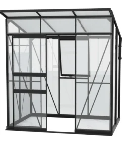 Vitavia Gewächshaus Prisma 3250 ESG/HKP, inkl. Stahlfundamentrahmen