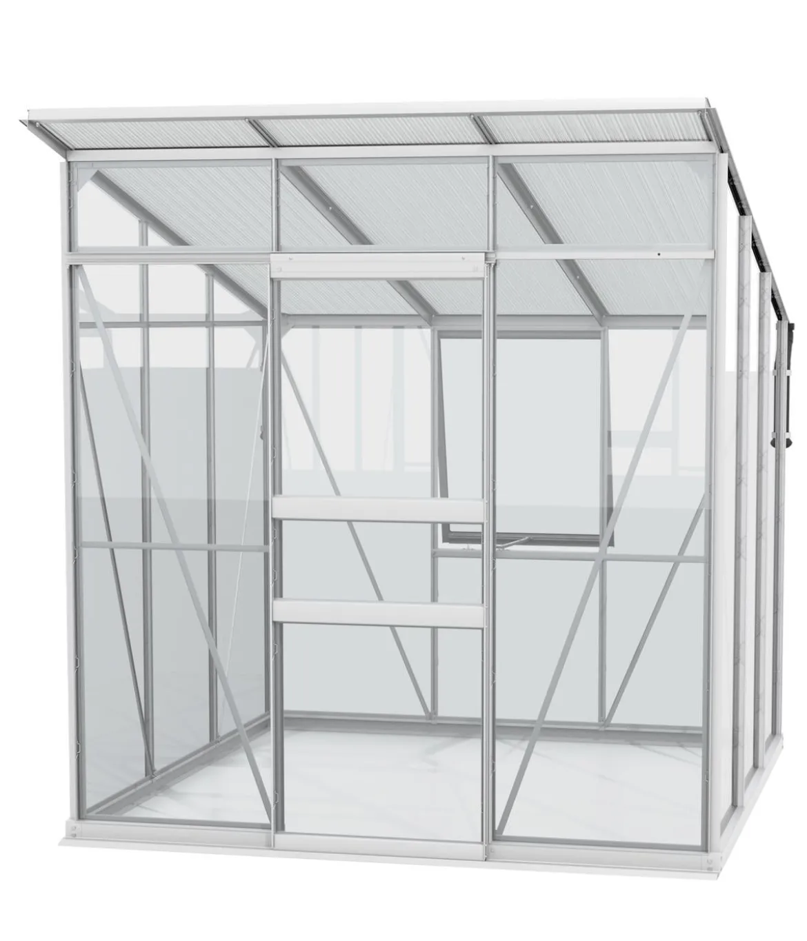 Vitavia Gewächshaus Prisma 4450 ESG/HKP, inkl. Stahlfundamentrahmen