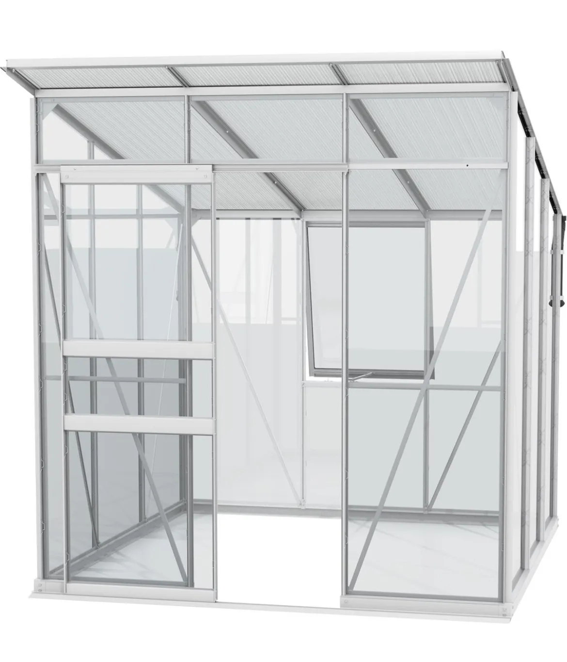 Vitavia Gewächshaus Prisma 4450 ESG/HKP, inkl. Stahlfundamentrahmen