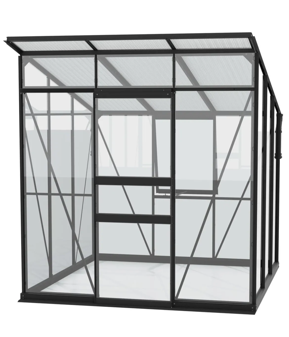 Vitavia Gewächshaus Prisma 4450 ESG/HKP, inkl. Stahlfundamentrahmen