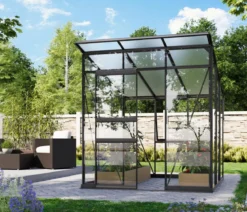 Vitavia Gewächshaus Prisma 4450 ESG/HKP, inkl. Stahlfundamentrahmen