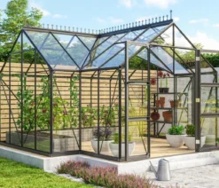 Vitavia Gewächshaus Stellar, ESG, inkl. Stahlfundamentrahmen