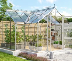 Vitavia Gewächshaus Stellar, ESG, inkl. Stahlfundamentrahmen