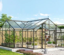 Vitavia Gewächshaus Stellar, ESG/NSG, inkl. Stahlfundamentrahmen