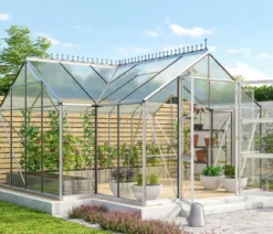Vitavia Gewächshaus Stellar, ESG/NSG, inkl. Stahlfundamentrahmen