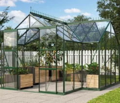 Vitavia Orangerie Minerva ESG, inkl. Stahlfundamentrahmen, ca. B383/H254/T383 cm