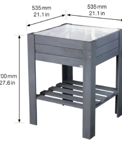 Wagner Holz-Hochbeet GreenBOX light, ca. B53,5/H70/T53,5 cm