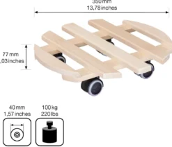 Wagner Multi-Pflanzenroller rund, Ø 35 cm