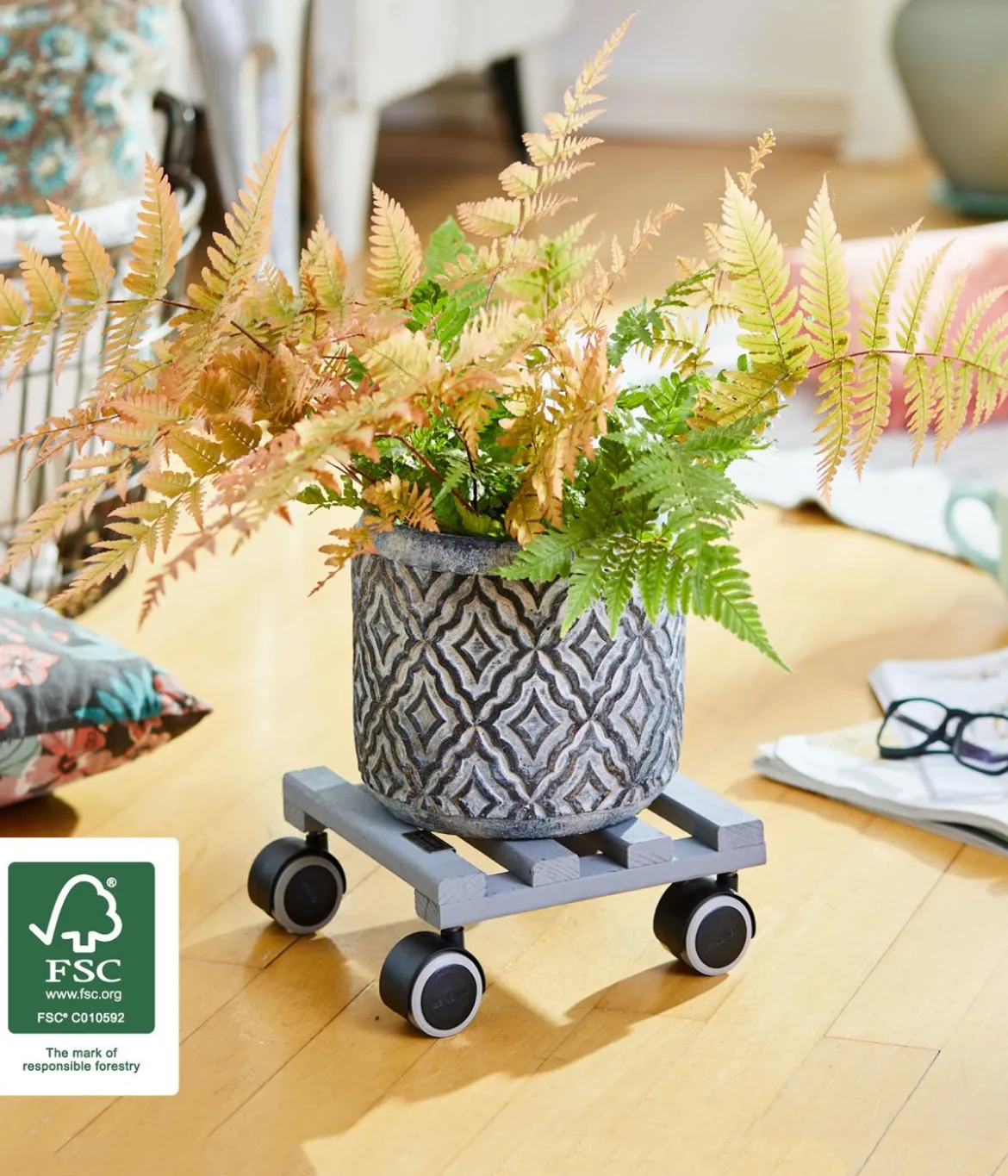 Wagner Pflanzenroller Creo, Ø 19 cm
