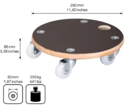 Wagner Pflanzroller Multiplexplatte, ca. Ø29/H8,5 cm