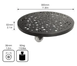 Wagner Pflanzroller Stahl, ca. Ø30/H5,5 cm