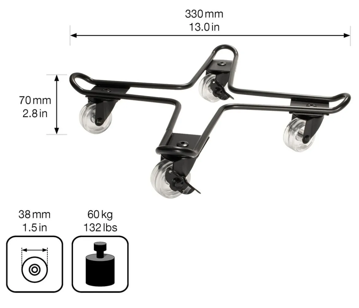 Wagner Pflanzroller Stahl, schwarz, ca. Ø33/H7 cm