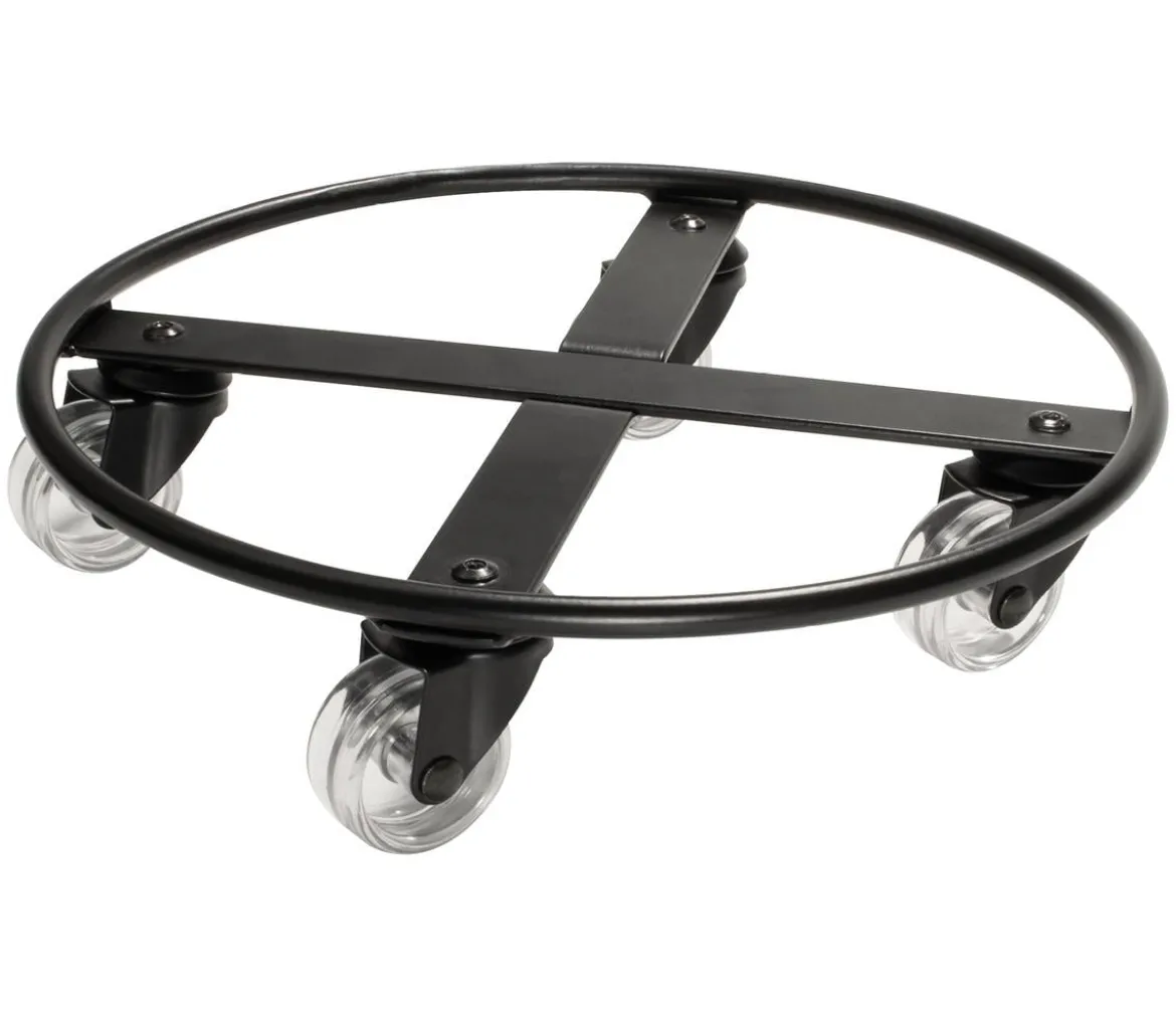 Wagner Pflanzroller Stahl, schwarz, ca. Ø25/H6,5 cm