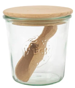 WECK® Sturzglas, inkl. Holzdeckel und Schäufelchen, 500 ml