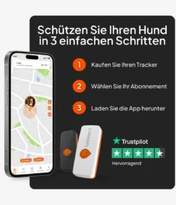 Weenect XS GPS-Tracker für Hunde, ca. B6,05/H2,45/T1,5 cm