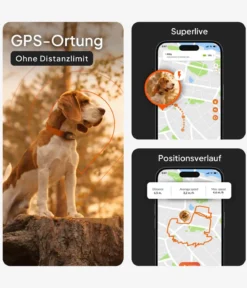 Weenect XS GPS-Tracker für Hunde, ca. B6,05/H2,45/T1,5 cm