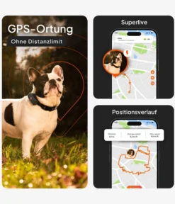 Weenect XS GPS-Tracker für Hunde, ca. B6,05/H2,45/T1,5 cm