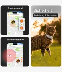 Weenect XS GPS-Tracker für Katzen, ca. B6,05/H2,45/T1,5 cm
