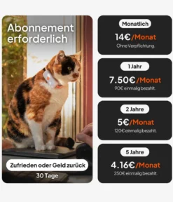 Weenect XS GPS-Tracker für Katzen, ca. B6,05/H2,45/T1,5 cm