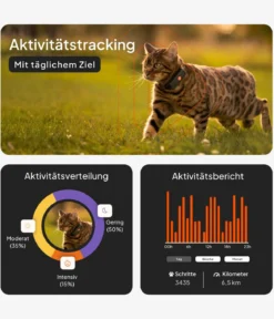 Weenect XS GPS-Tracker für Katzen, ca. B6,05/H2,45/T1,5 cm