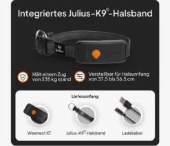 Weenect XT GPS-Tracker für Hunde inkl. JK9 Halsband