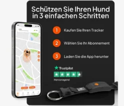Weenect XT GPS-Tracker für Hunde inkl. JK9 Halsband