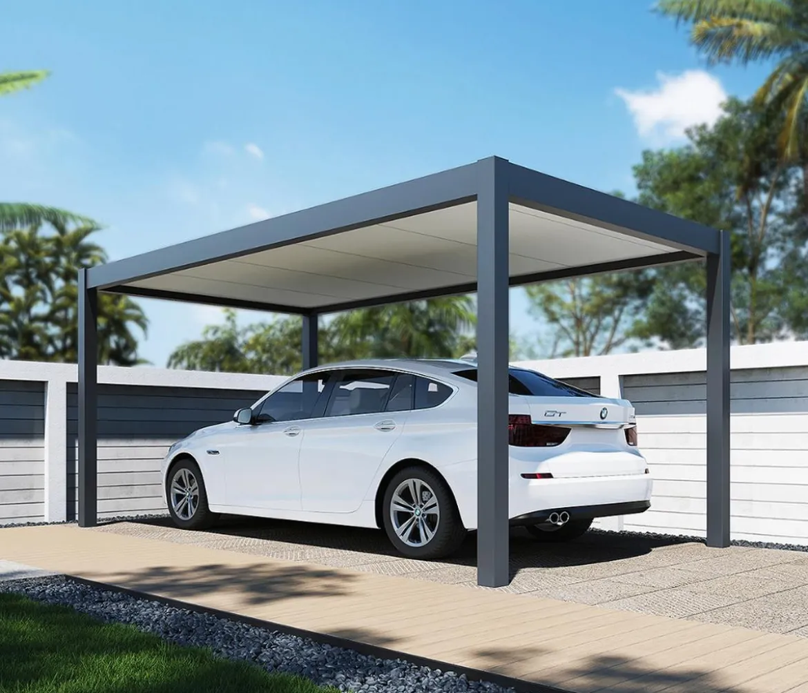Weide Carport Alu/Stahl, ca. B520/H255/T300 cm
