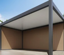 Weide Carport WPC-Seitenwand, ca. B496/H237/T2,8 cm