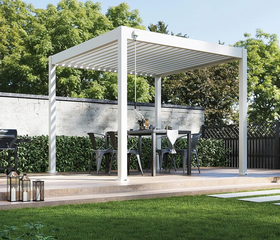 Weide Classic Pergola Alu-Stahl, ca. B300/H255/T300 cm