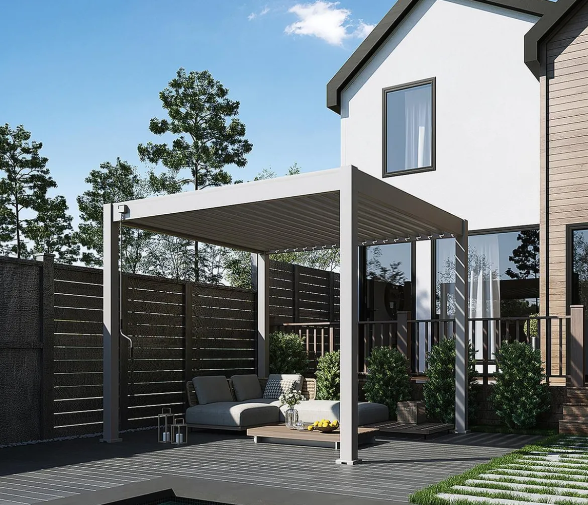Weide Classic Pergola Alu-Stahl, ca. B300/H255/T300 cm