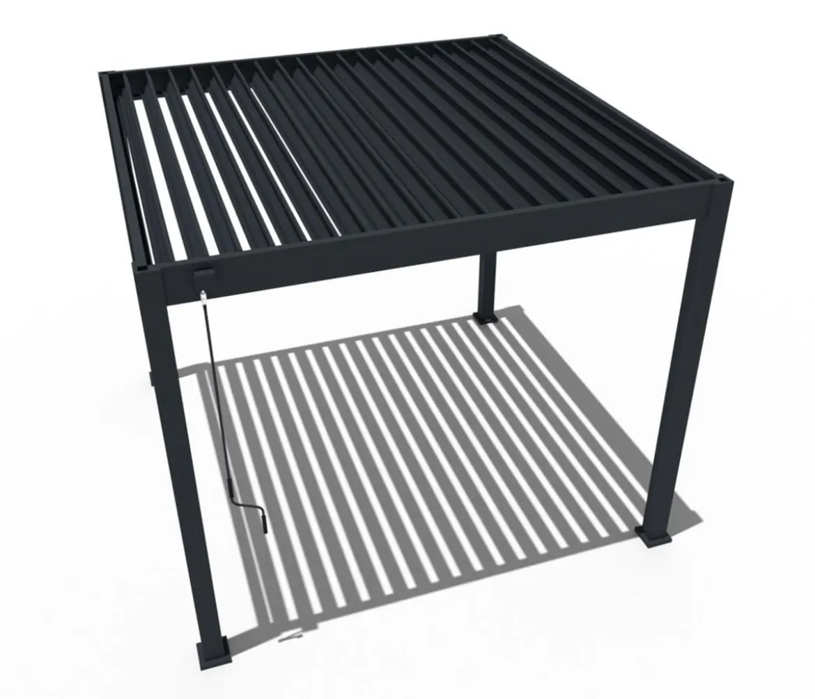 Weide Classic Pergola Alu-Stahl, ca. B300/H255/T300 cm