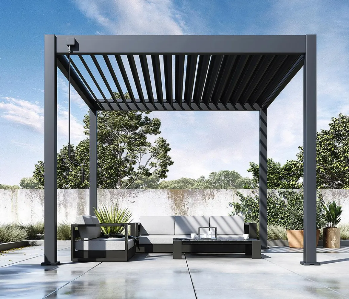 Weide Classic Pergola Alu-Stahl, ca. B300/H255/T300 cm