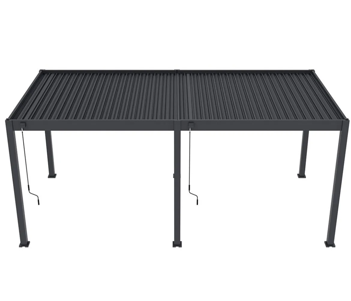 Weide Classic Pergola 3x6 Alu-Stahl, ca. B600/H255/T300 cm