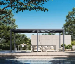 Weide Classic Pergola 3x6 Alu-Stahl, ca. B600/H255/T300 cm
