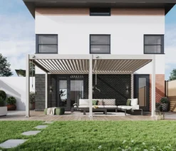 Weide Classic Pergola 3x5,3 Alu-Stahl, ca. B530/H255/T300 cm