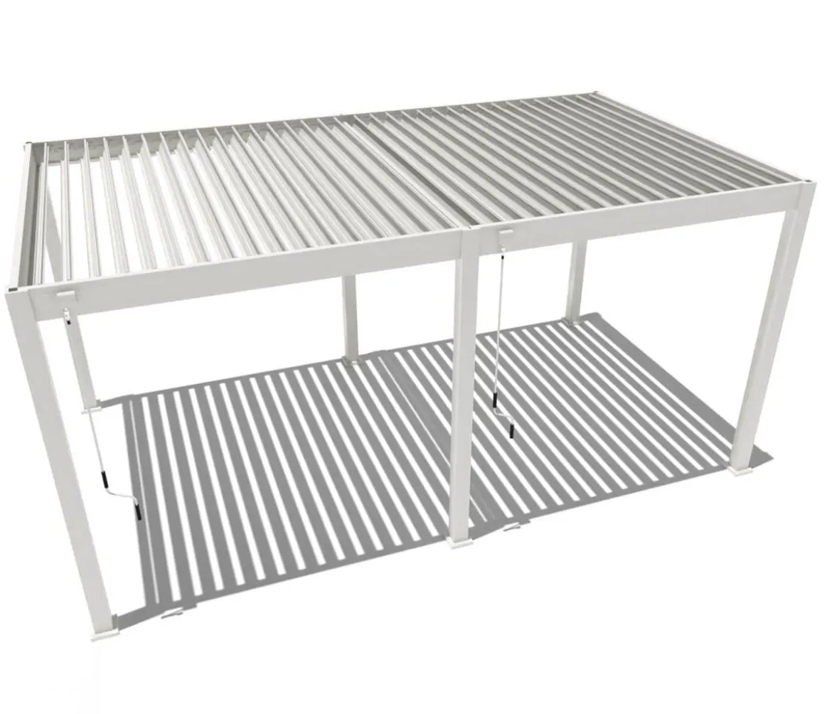 Weide Classic Pergola 3x5,3 Alu-Stahl, ca. B530/H255/T300 cm