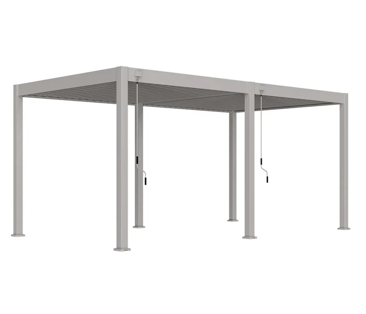 Weide Classic Pergola 3x5,3 Alu-Stahl, ca. B530/H255/T300 cm