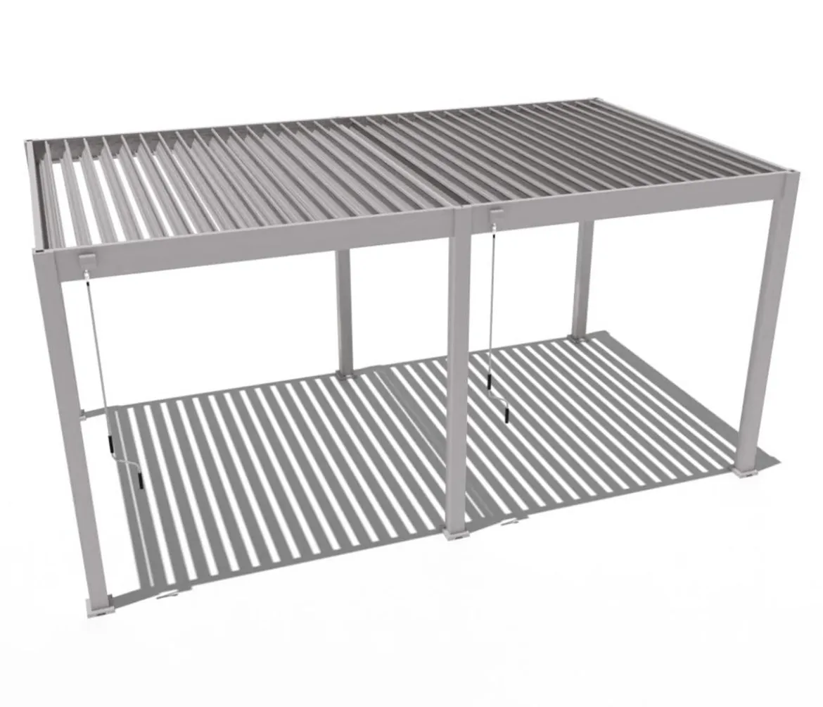 Weide Classic Pergola 3x5,3 Alu-Stahl, ca. B530/H255/T300 cm