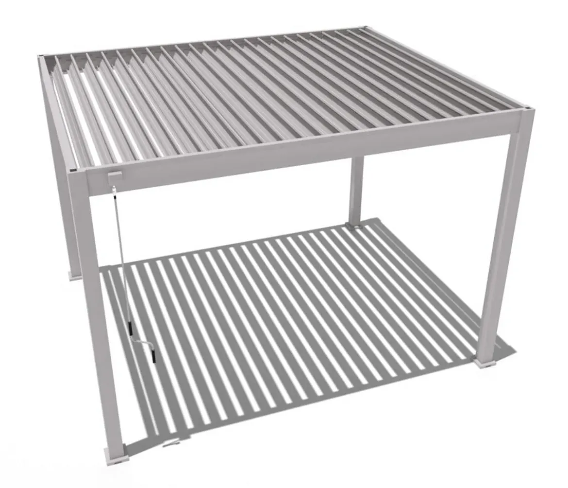 Weide Classic Pergola 3x3,6 Alu-Stahl, ca. B360/H255/T300 cm
