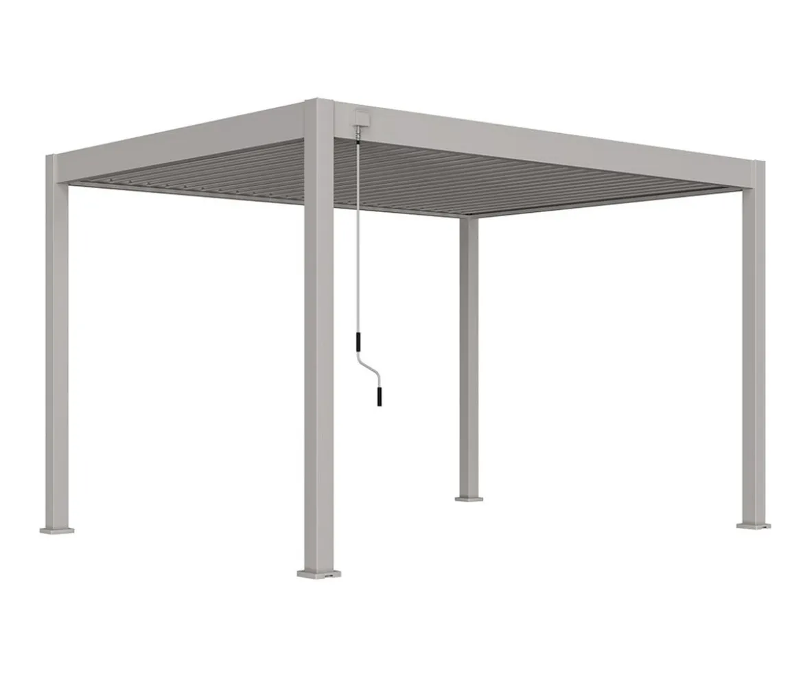 Weide Classic Pergola 3x4 Alu-Stahl, ca. B400/H255/T300 cm