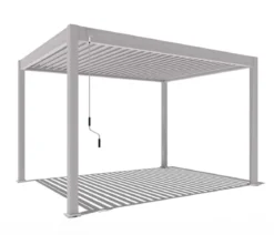 Weide Classic Pergola 3x4 Alu-Stahl, ca. B400/H255/T300 cm